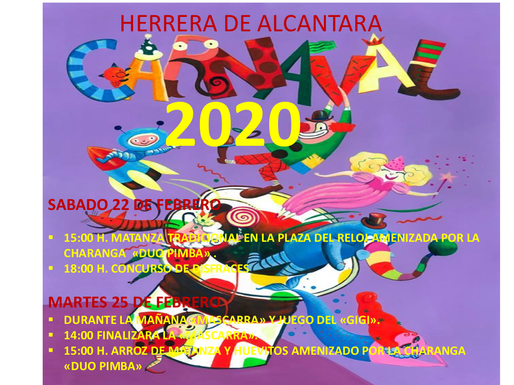 Imagen Cartel Carnaval 2020